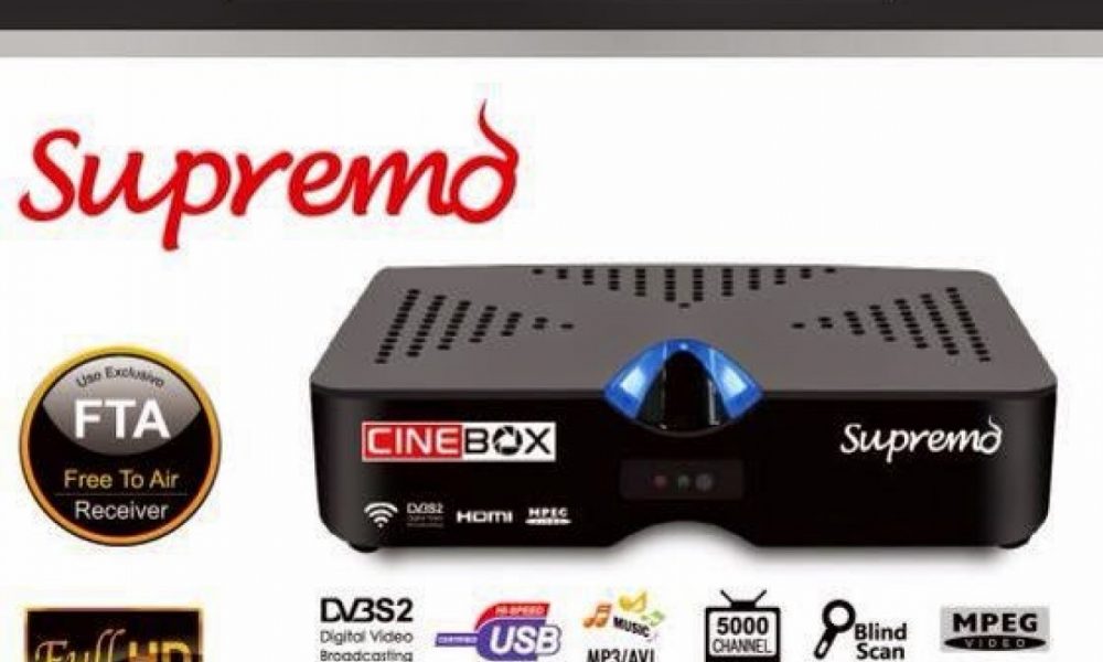 ATUALIZAÇÃO CINEBOX SUPREMO HD - 07 SETEMBRO 2017