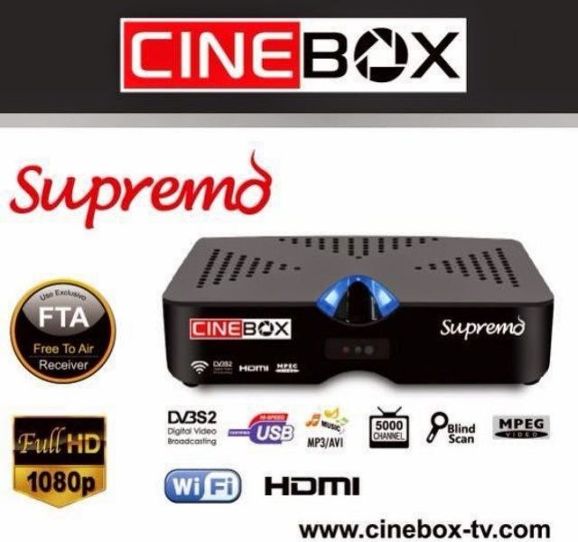 NOVA ATUALIZAÇÃO CINEBOX SUPREMO DUO - JULHO 2018