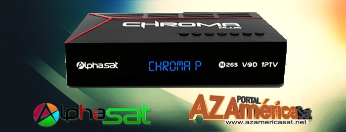 Alphasat Crhoma Plus HD Nova Atualização