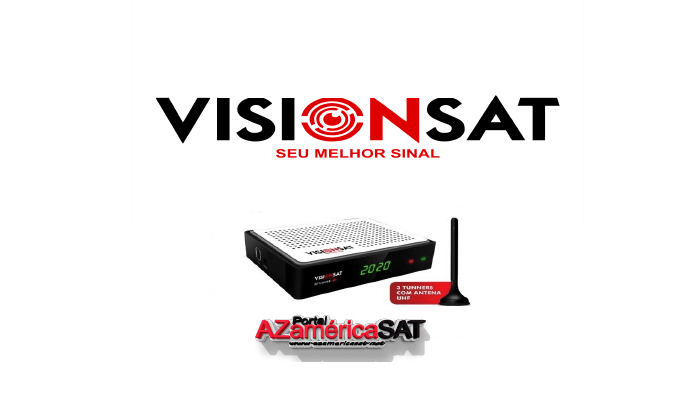 atualização visionsat studio 3 hd - azamerica sat