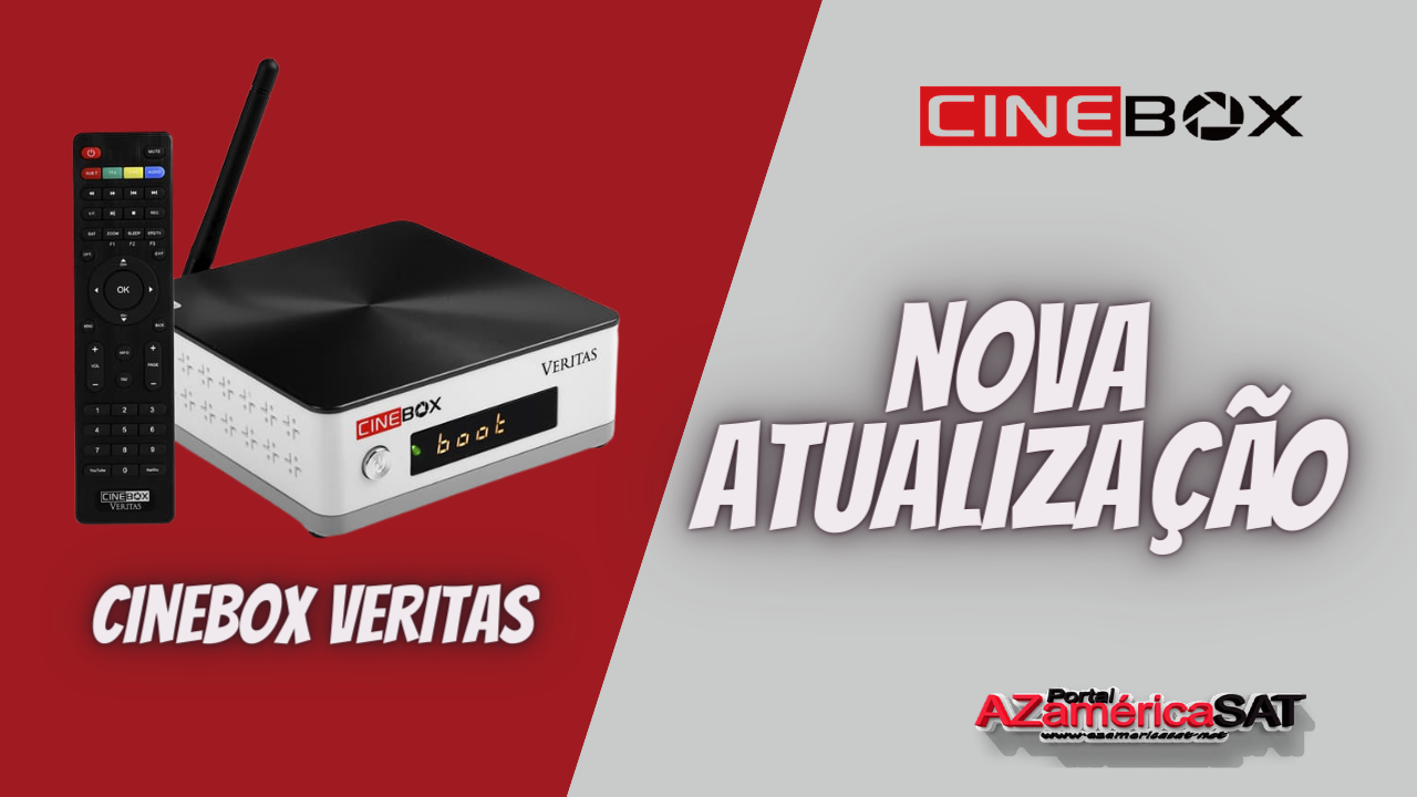 Atualização Receptor Cinebox veritas -- azamerica sat